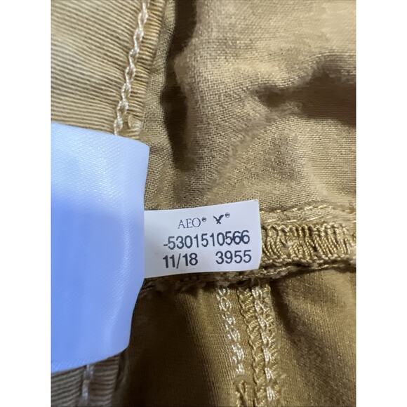 American Eagle Pants Men's 30x30 Tan Flex Slim Fit Straight Stretch Cotton Denim - Picture 11 of 15